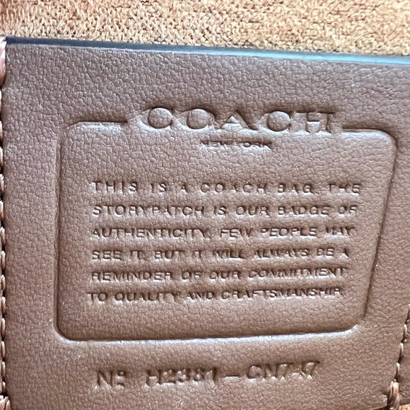 Coach Morgan Top Handle Satchel Amethyst Purple Croc Embossed Leather Crossbody - Picture 9 of 10